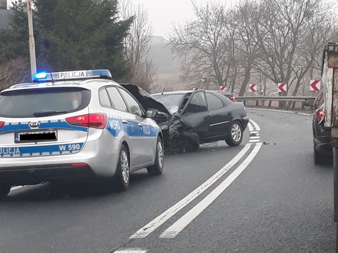 Zdarzenie drogowe na trasie Myślibórz - Renice